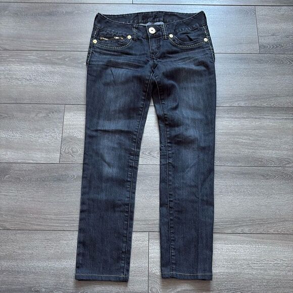 SM204 Guess mid rise skinny jeans - Picture 1 of 11